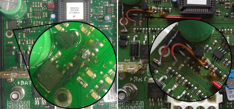 Плата рефрижераторной установки Carrier Viento-300 ДО и ПОСЛЕ ремонта